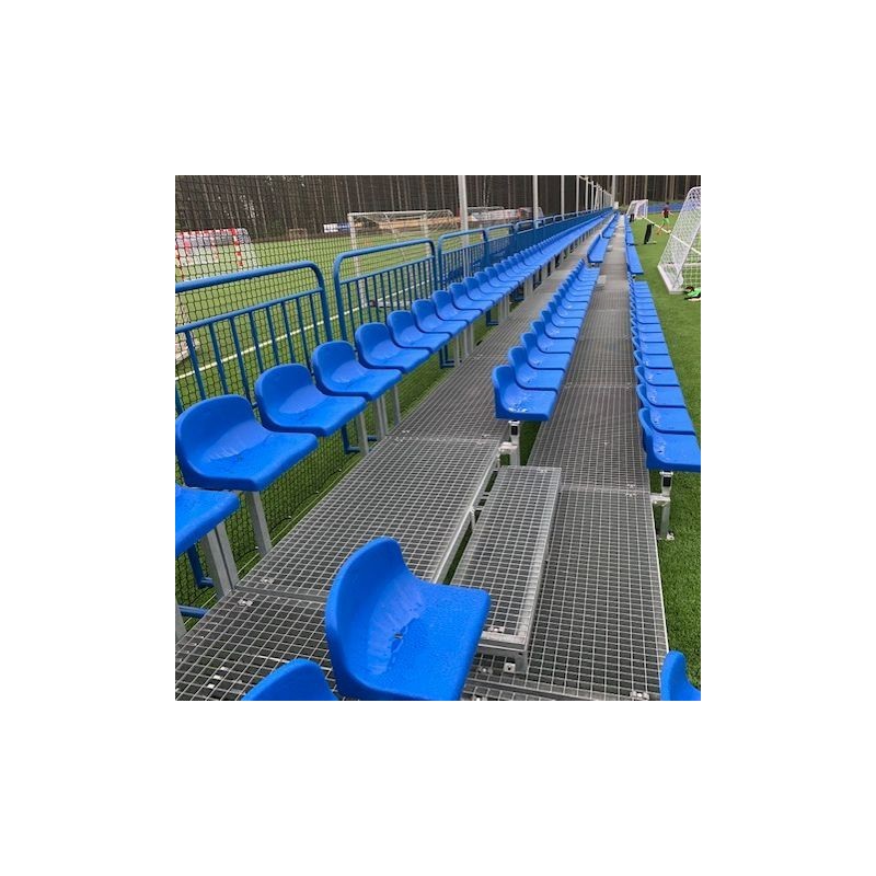 3-row modular mobile tribunes with plastic seats 3-row modular mobile tribunes with plastic seats