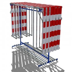 Trolley for transport and storage handball goals