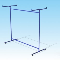 Trolley for transport and storage handball goals