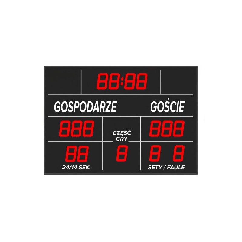 Wireless sports scoreboard ETW 100-202 Wireless sports scoreboard ETW 100-202