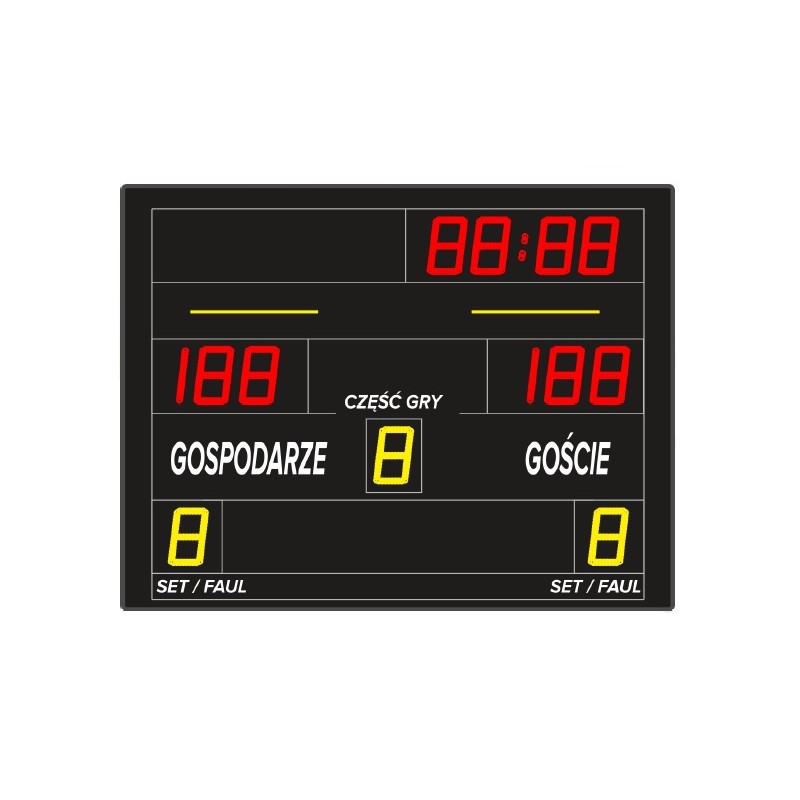 Wireless sports scoreboard ETW 130-10 Wireless sports scoreboard ETW 130-10