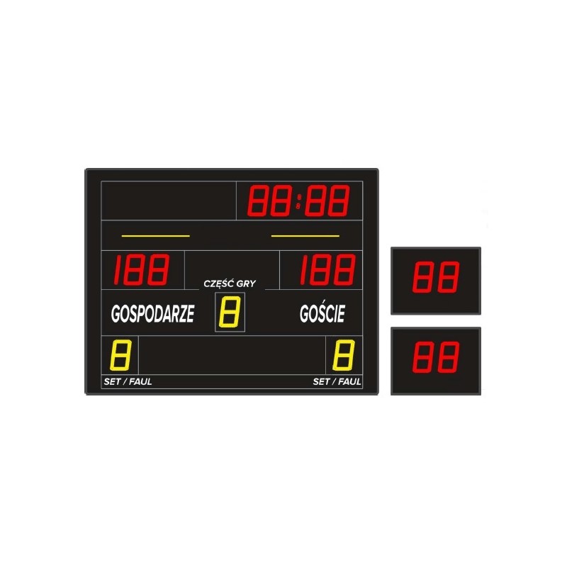 Wireless sports scoreboard ETW 130-60 Wireless sports scoreboard ETW 130-60