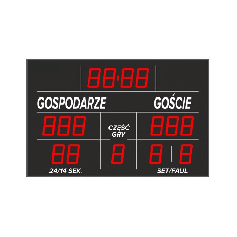Wireless sports scoreboard ETW 155-302 Wireless sports scoreboard ETW 155-302