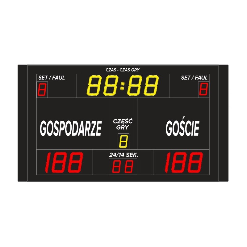 Wireless sports scoreboard ETW 220-130 Wireless sports scoreboard ETW 220-130