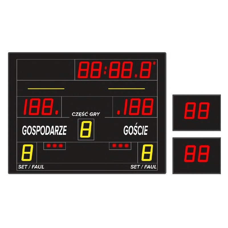 Professional sports scoreboard ETW 130-60 PRO Professional sports scoreboard ETW 130-60 PRO