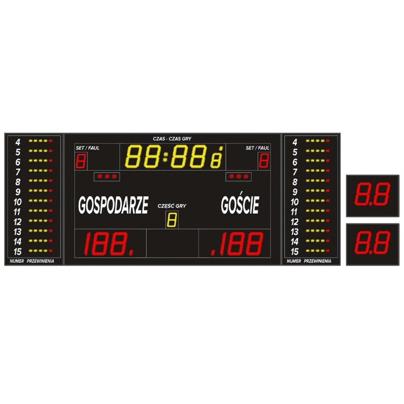 Professional sports scoreboard ETW 320-180 PRO Professional sports scoreboard ETW 320-180 PRO