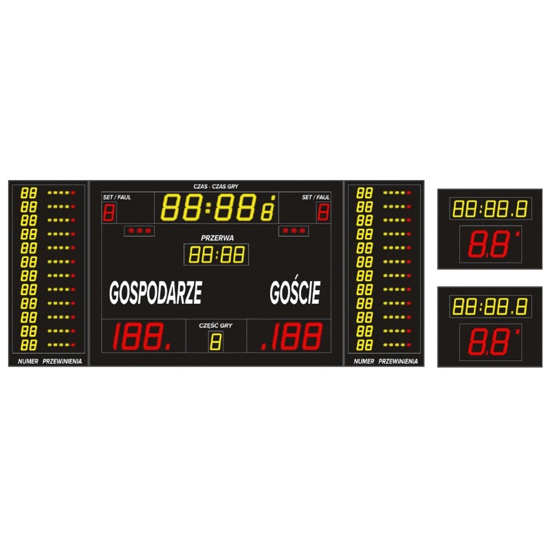 Professional sports scoreboard ETW 340-185 PRO Professional sports scoreboard ETW 340-185 PRO