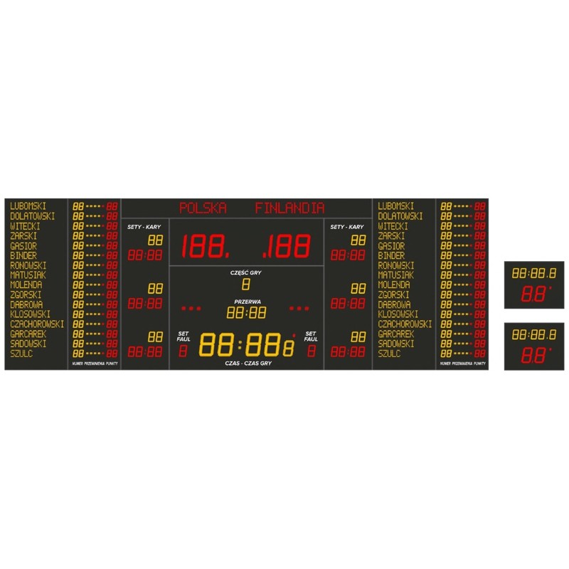 Professional sports scoreboard ETW 700-550-3 PRO
