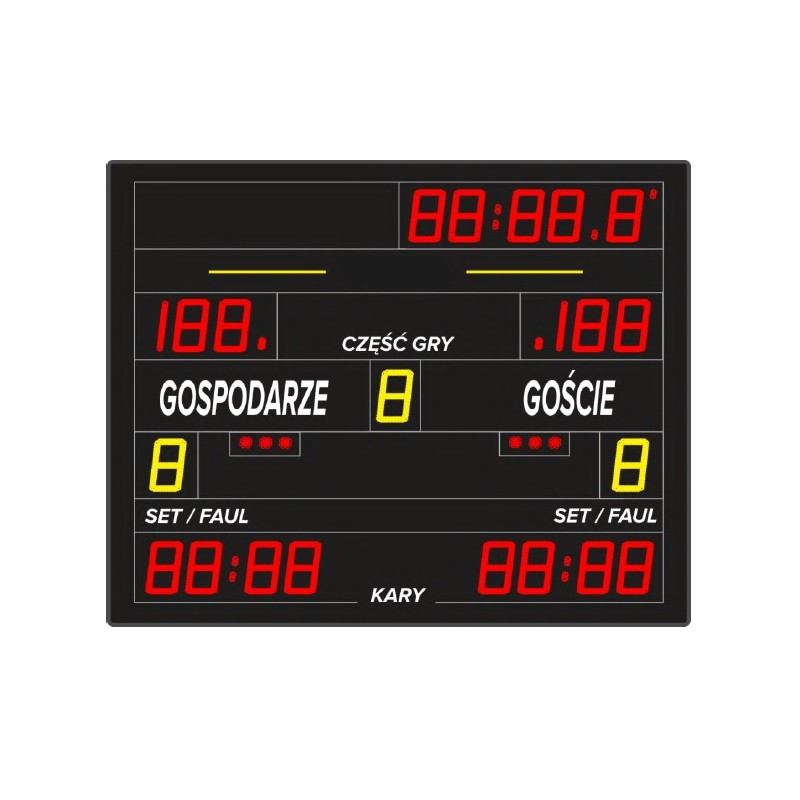 Professional sports scoreboard ETW 150-10 K PRO Professional sports scoreboard ETW 150-10 K PRO