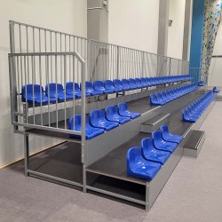 Stationary tribune with a...