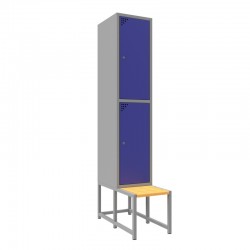 Steel safe locker with 2...