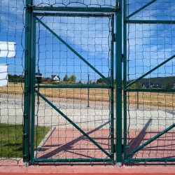Wicket with steel frame and...