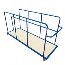 Four-wheeled trolley for...