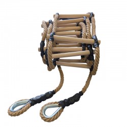 Climbing rope ladders