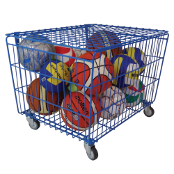 Trolley for balls made of...