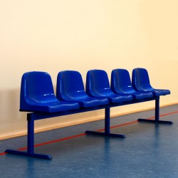 Seats on freestanding structure - movable bench