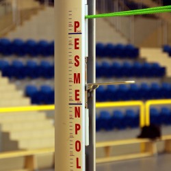 Professional aluminum volleyball posts, multifunctional with internal tension