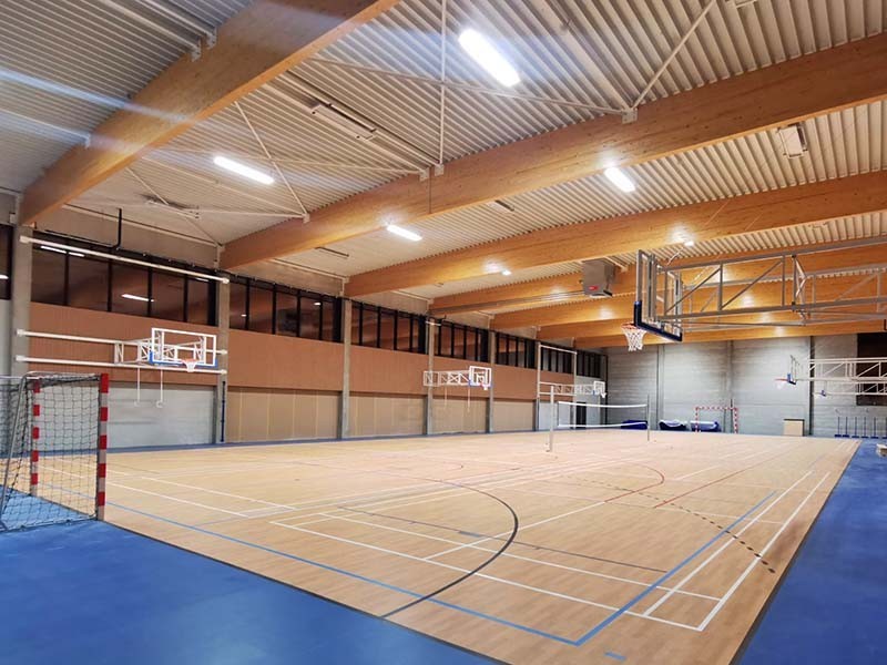 Tilting basketball...