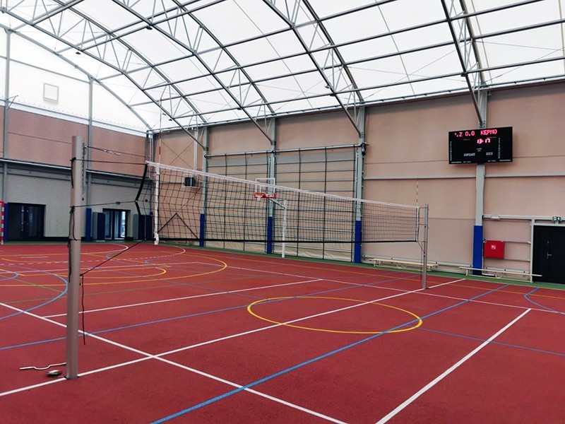Sports hall equipment...