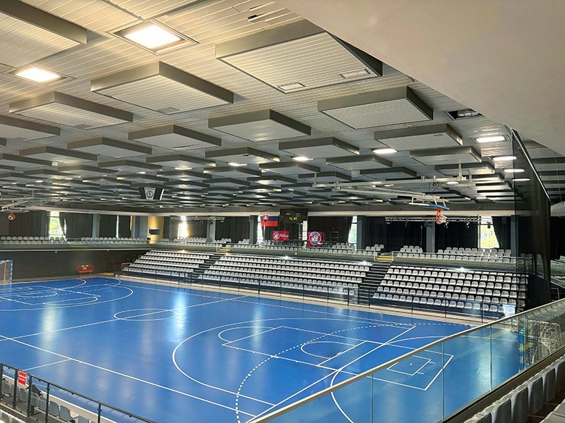 Tribunes and spectator...