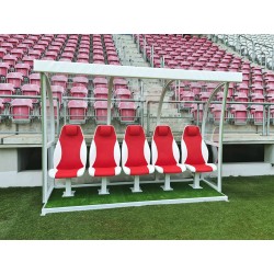 Single-row VIP shelter for medical staff, 5 seats