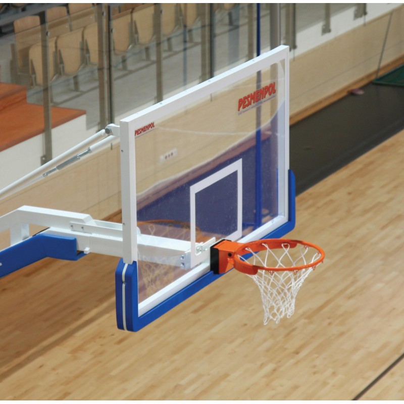 Professional backboard 180x105 cm, tempered glass 12 mm