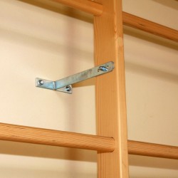 The bracket, fixing gymnastic wall bars to the wall