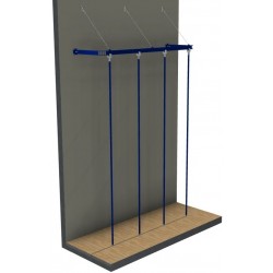 Vertical gymnastic bars