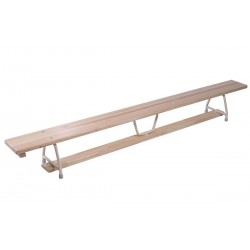 Gymnastic benches with metal legs