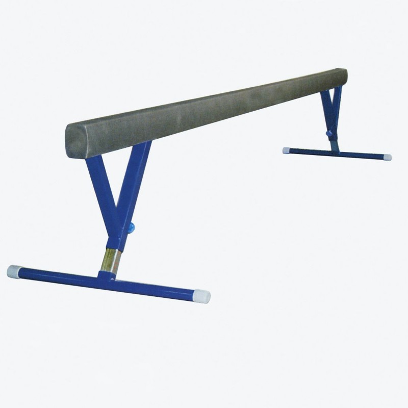 Balance beam 5 m long, with height adjustment