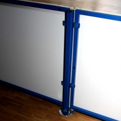 White epoxy boundary boards