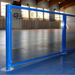 Transparent acrylic boundary boards