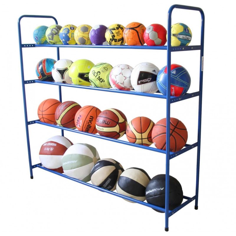 Stationary stand for balls