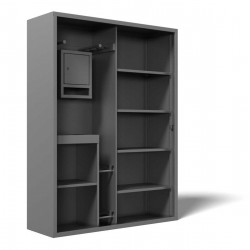 Steel locker for sport equipment SM-150-2P