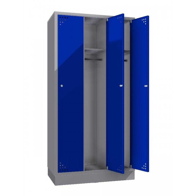Triple steel clothes locker Triple steel clothes locker