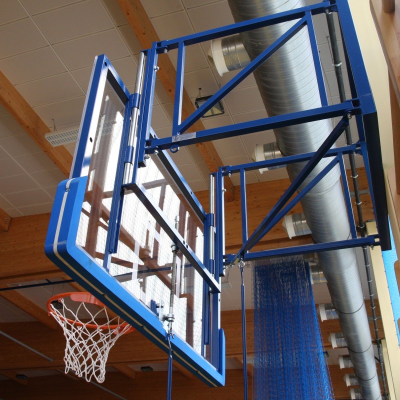 Height adjustment mechanism for basketball backboard 105x180 cm Height adjustment mechanism for basketball backboard 105x180 cm