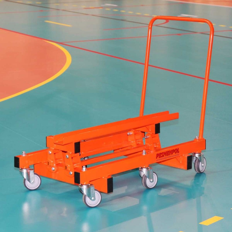 Trolley for transporting tribunes Trolley for transporting tribunes