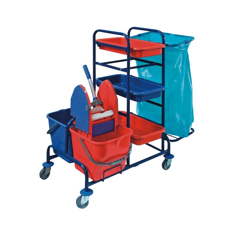 Double cleaning kit, powder coated Double cleaning kit, powder coated