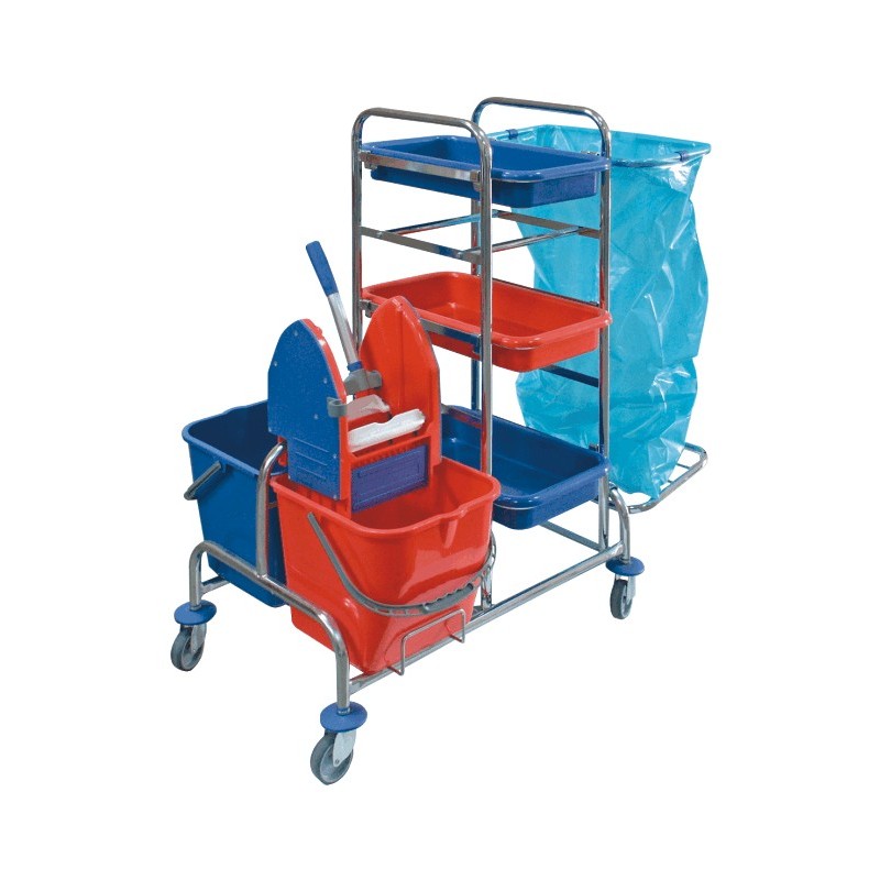 Double cleaning kit, chromed Double cleaning kit, chromed