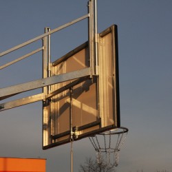 Height adjustment mechanism for basketball backboard 105x180 cm, hot dip galvanized