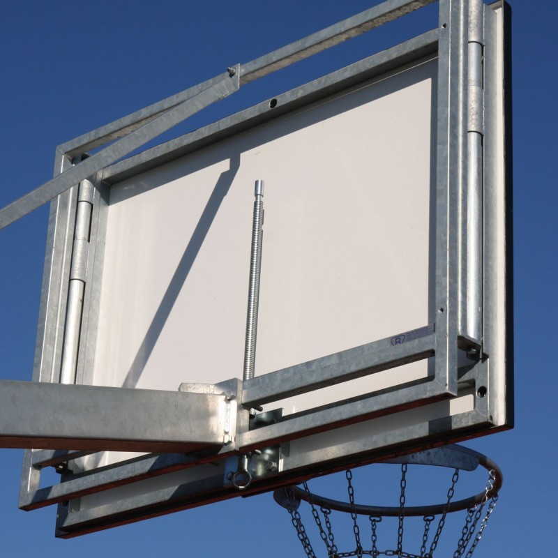 Height adjustment mechanism for basketball backboard 90x105 cm, hot dip galvanized