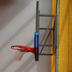 Stationary basketball structure