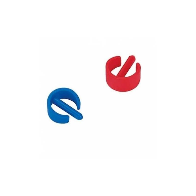 Fastener (red, blue)