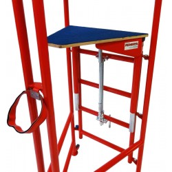 Foldable volleyball umpire stand