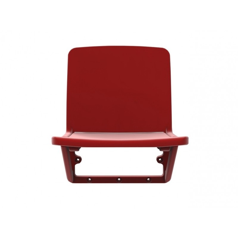 SPD-38P stadium seat – tilting under gravity, mounted to the riser