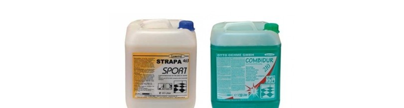 Professional cleansing agents for sports sufaces